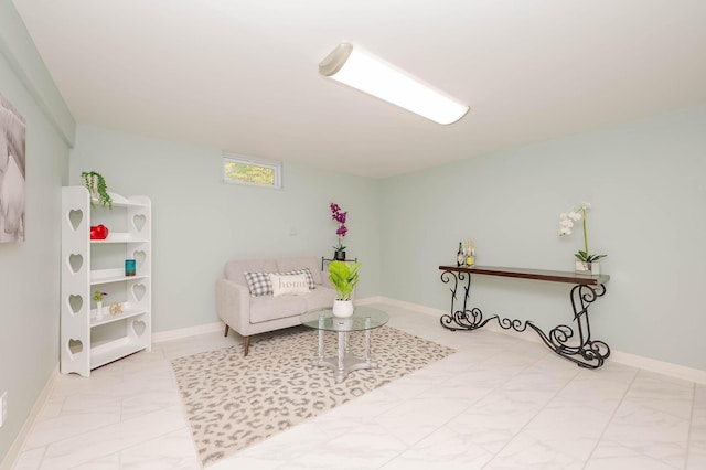 42 College Rd, Stratham, NH 03885 - sitting room featuring baseboards