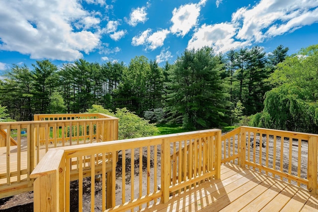 42 College Rd, Stratham, NH 03885 - view of wooden terrace