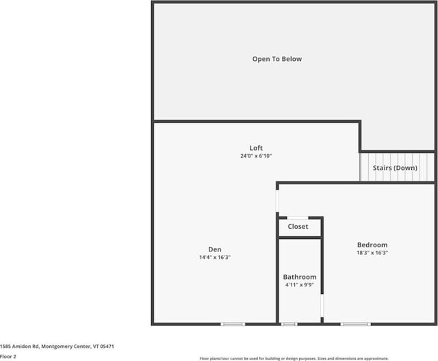 1585 Amidon Rd Unit 1, 2, 3, Montgomery, VT 05471 - property floor plan