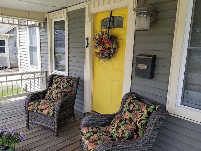22 Chestnut St, Claremont, NH 03743 - property entrance with a porch