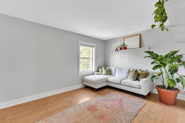 9 Conifer Ct, Burlington, VT 05401 - living room with light wood-style flooring and baseboards