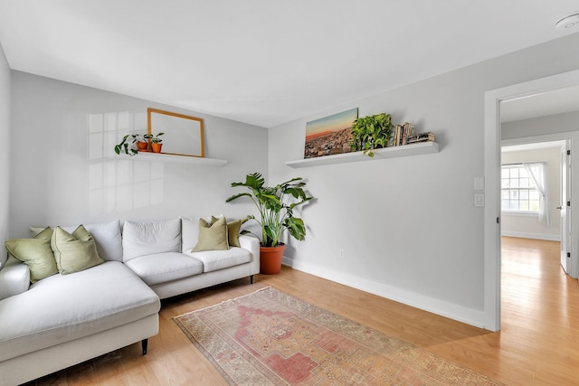9 Conifer Ct, Burlington, VT 05401 - living room featuring wood finished floors and baseboards