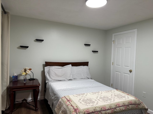4 Sunblaze Dr, Nashua, NH 03062 - bedroom with dark wood-style floors and baseboards