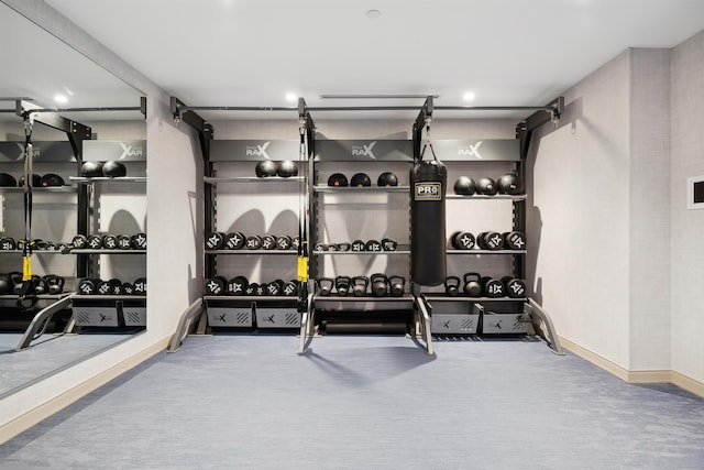 18 Artisan Dr Unit 419, Salem, NH 03079 - gym featuring carpet flooring and baseboards