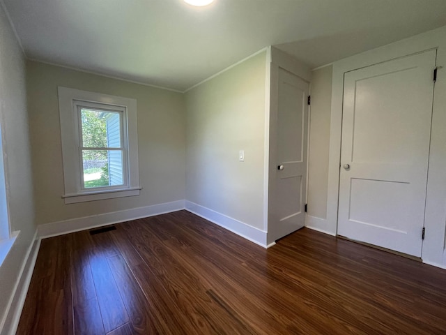 10 Deering Center Rd, Deering, NH 03244 - empty room featuring dark wood-style floors, ornamental molding, and baseboards
