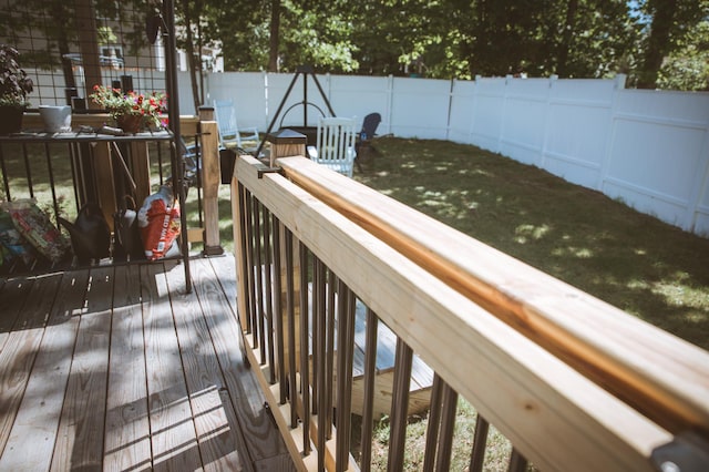 7 Plum St, Concord, NH 03301 - deck featuring a fenced backyard