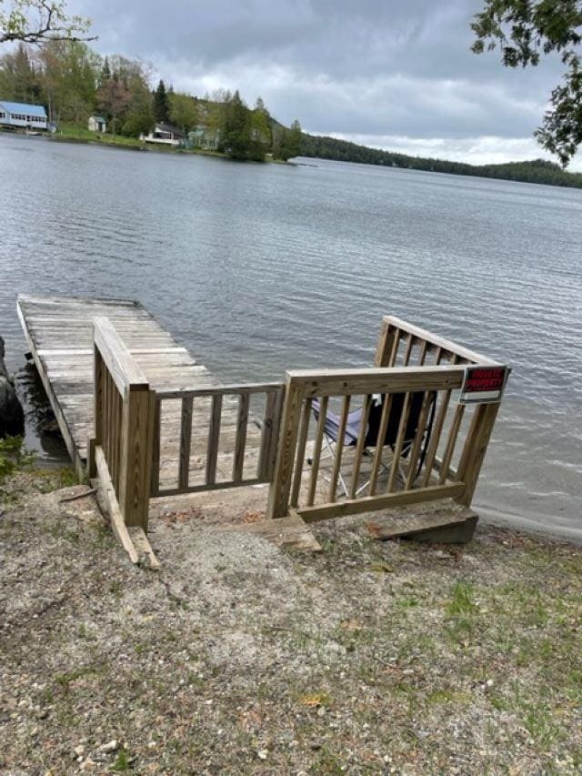 1295 Newark Pond Rd, Newark, VT 05871 - dock area with a water view