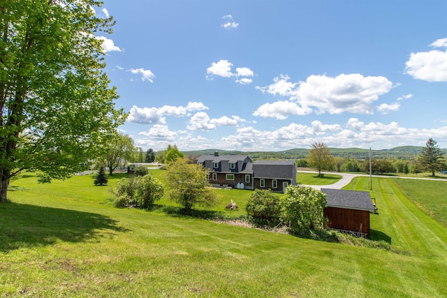 2147 Vt Route 111, Derby, VT 05829 - view of grassy yard with a mountain view
