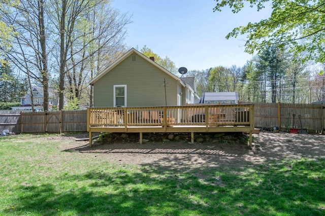 4 Palmer Ave, Plaistow, NH 03865 - back of house featuring a wooden deck