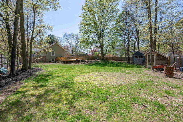 4 Palmer Ave, Plaistow, NH 03865 - view of yard with a deck