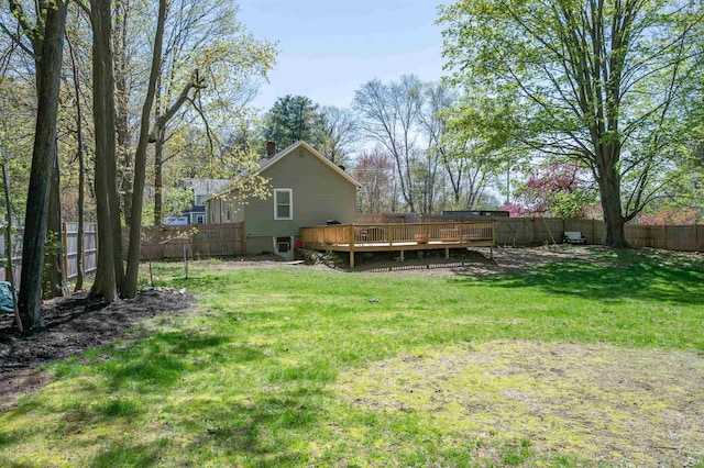 4 Palmer Ave, Plaistow, NH 03865 - view of yard with a deck
