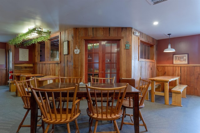 18 State St, Northumberland, NH 03582 - dining space with wood walls and wainscoting