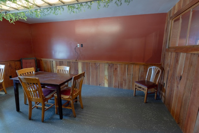 18 State St, Northumberland, NH 03582 - dining room with wood walls and a wainscoted wall