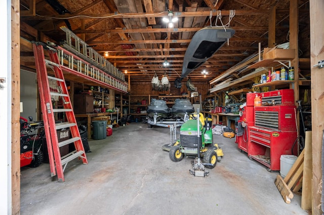 11 Sledding Hill Ln, Lee, NH 03861 - garage featuring a workshop area