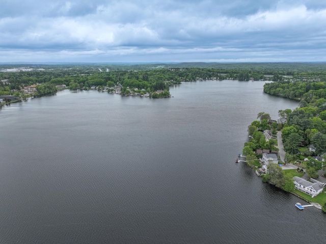 28 Woodvue Rd, Windham, NH 03087 - drone / aerial view of a nearby body of water and a heavily wooded area