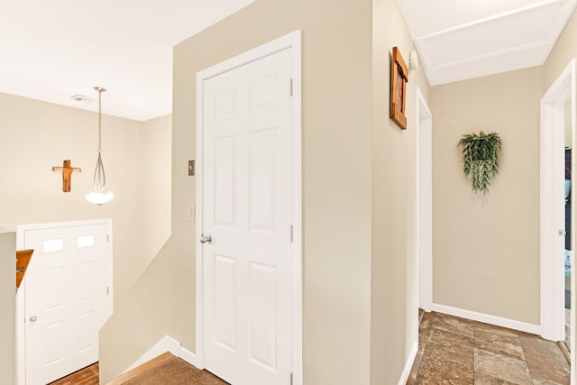 1191 Beech Ridge Rd, North Berwick, ME 03906 - entryway featuring baseboards and stone finish flooring