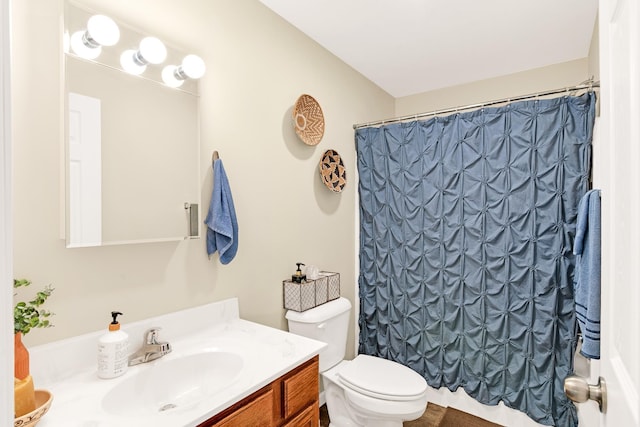 1191 Beech Ridge Rd, North Berwick, ME 03906 - full bath with vanity, toilet, and a shower with curtain