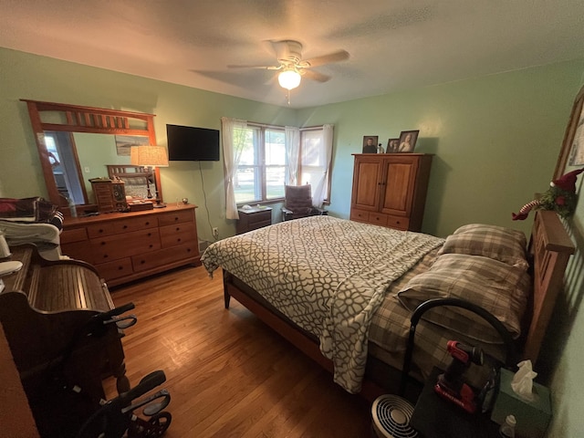 14 Brierwood Ln, Burlington, VT 05408 - bedroom featuring light wood-type flooring and a ceiling fan