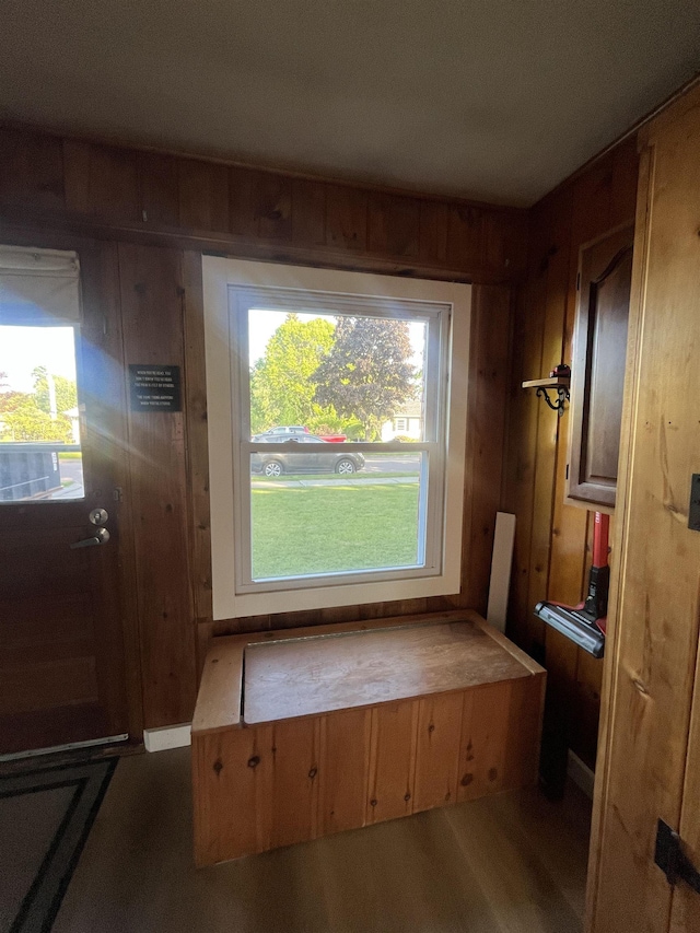 14 Brierwood Ln, Burlington, VT 05408 - mudroom with wooden walls