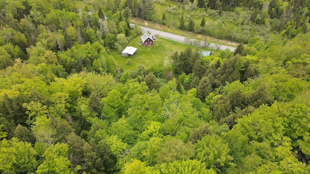 3342 E Hill Rd, Wolcott, VT 05680 - aerial view of property and surrounding area featuring a forest
