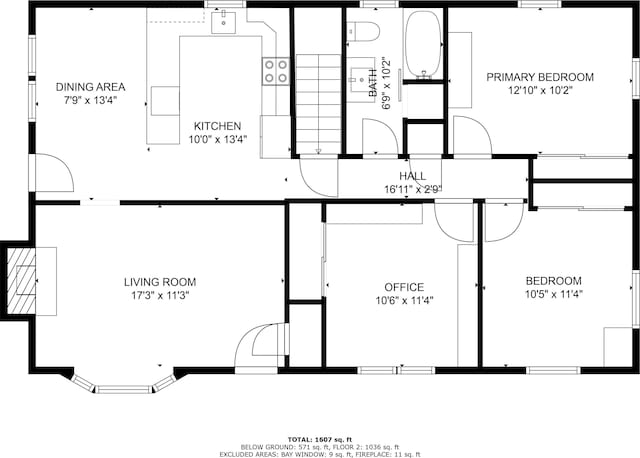 104 Lodge St, Manchester, NH 03104 - floor plan / room layout