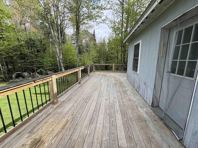 10 Youngs Rd, East Haven, VT 05837 - deck featuring a yard