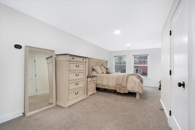 140 S Mast St, Goffstown, NH 03045 - bedroom featuring light carpet, baseboards, and recessed lighting