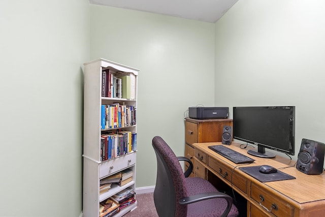 19 Steeple Chase Dr, Hampstead, NH 03841 - carpeted home office featuring baseboards