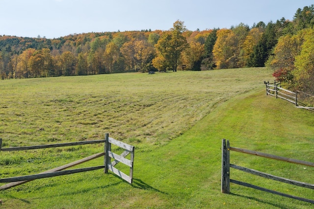 9671 Vt Route 12, Barnard, VT 05031 - view of yard with a view of rural / pastoral area and a view of trees