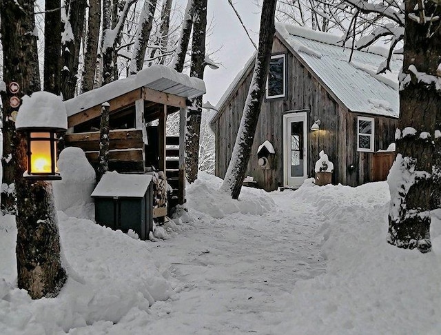 9671 Vt Route 12, Barnard, VT 05031 - view of snow covered exterior