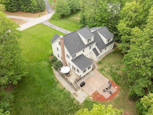 24 Stonewall Dr, Milford, NH 03055 - aerial view of property and surrounding area