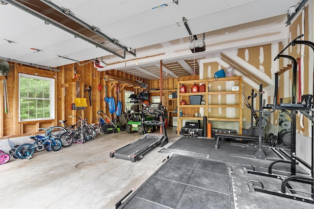 24 Stonewall Dr, Milford, NH 03055 - garage featuring a garage door opener