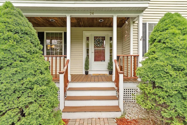 24 Stonewall Dr, Milford, NH 03055 - entrance to property featuring a porch