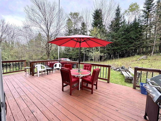 106 Philbrook Rd, Pittsburg, NH 03592 - view of wooden terrace