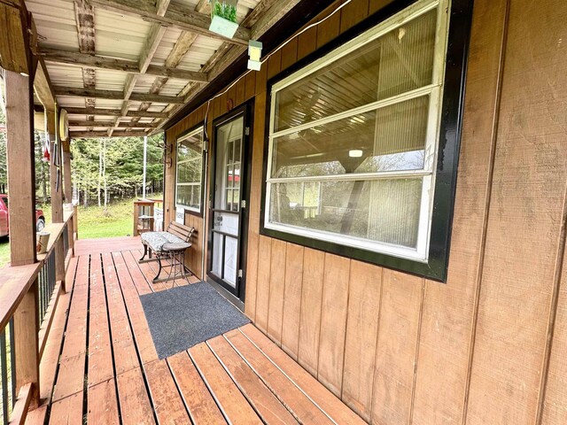 106 Philbrook Rd, Pittsburg, NH 03592 - view of deck