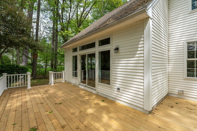 15 Fox Meadow Ln, Merrimack, NH 03054 - view of wooden deck