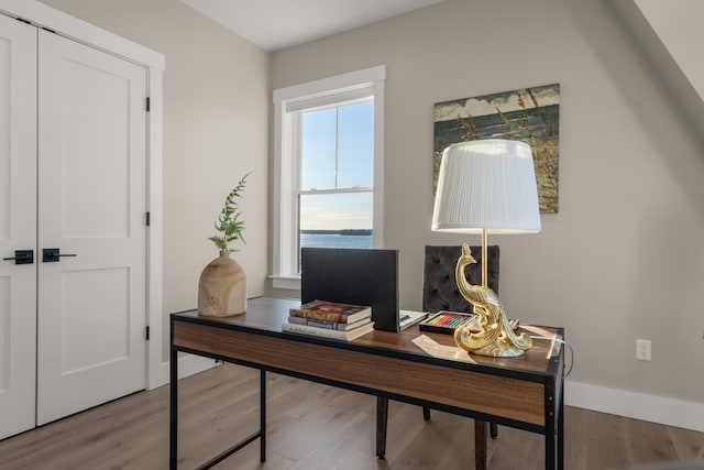 33 Little Bay Dr, Dover, NH 03820 - office space featuring wood finished floors and baseboards