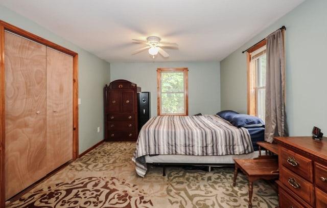 29 Isaac Frye Hwy, Wilton, NH 03086 - bedroom featuring ceiling fan and light colored carpet