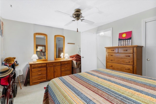 7 Daniel Plummer Rd Unit E, Goffstown, NH 03045 - carpeted bedroom with ceiling fan