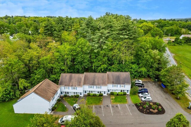 7 Daniel Plummer Rd Unit E, Goffstown, NH 03045 - drone / aerial view of a heavily wooded area