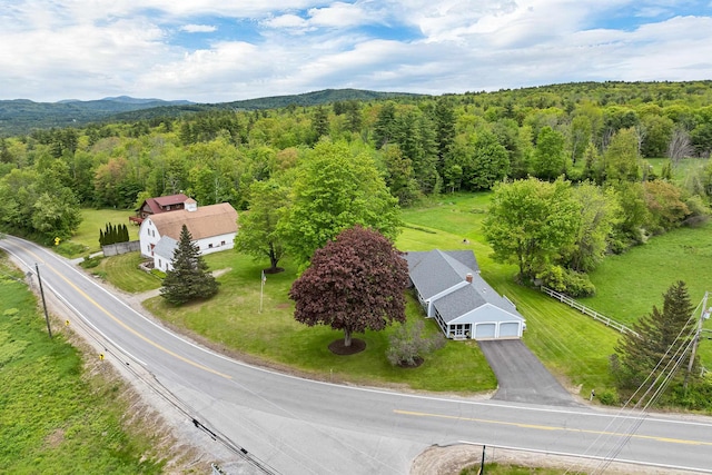 223 Deering Center Rd, Deering, NH 03244 - view from above of property featuring a forest and mountains