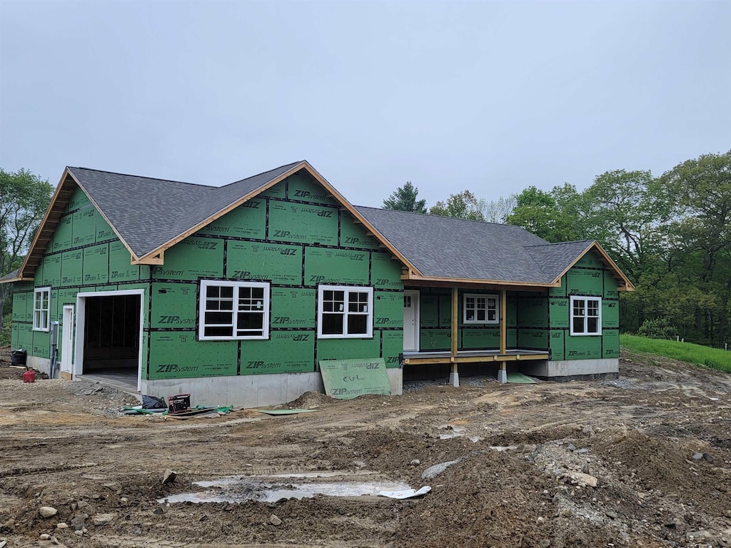 5-10-1 N River Rd, Epping, NH 03042 - property in mid-construction with roof with shingles