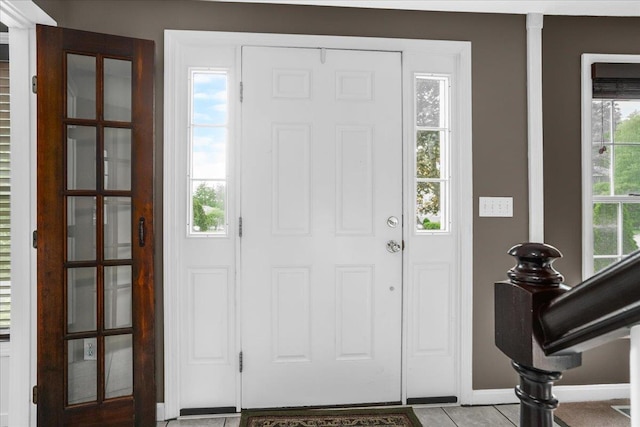 37 Level St, Merrimack, NH 03054 - foyer entrance featuring baseboards and light tile patterned flooring