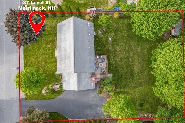 37 Level St, Merrimack, NH 03054 - view of property location featuring property boundaries highlighted
