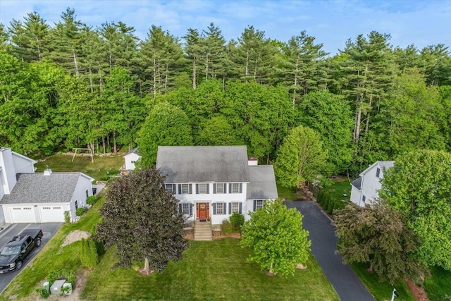 37 Level St, Merrimack, NH 03054 - view of subject property with a forest