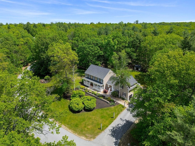 47 Blossom Rd, Windham, NH 03087 - aerial view of property and surrounding area with a forest