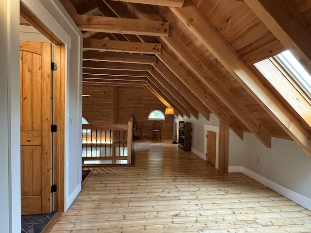 689 Hard Scrabble Rd, Sweden, ME 04008 - view of unfinished attic