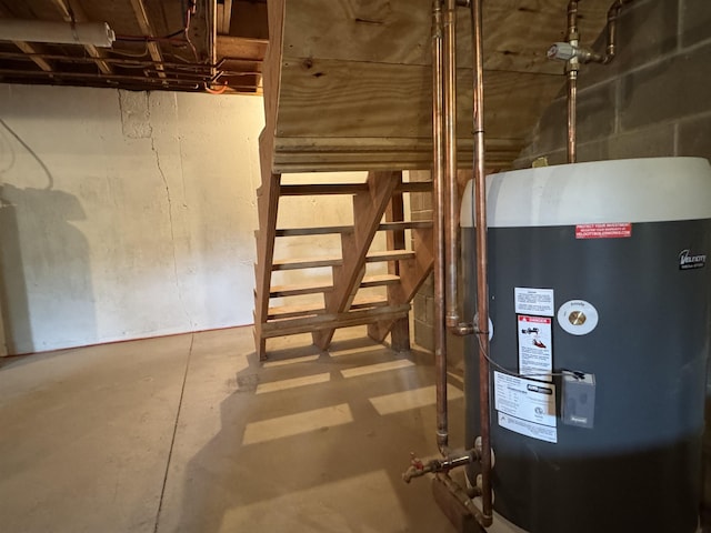 689 Hard Scrabble Rd, Sweden, ME 04008 - unfinished below grade area featuring water heater