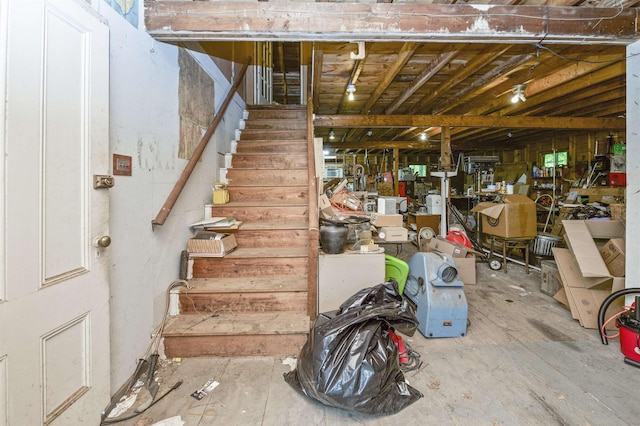 31 Main St, Sandown, NH 03873 - basement featuring stairs