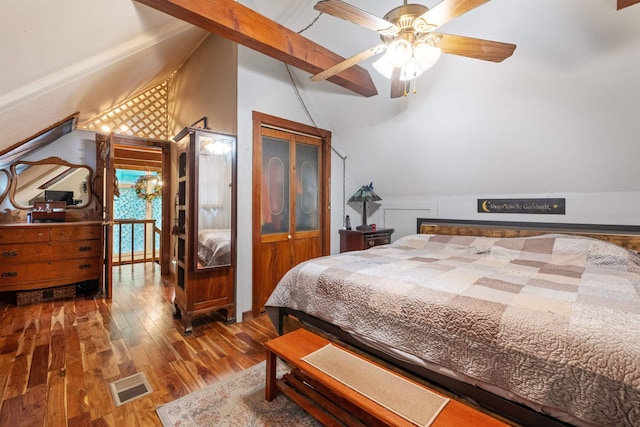 72 Beaver Rd, Strafford, NH 03884 - bedroom with wood finished floors and a ceiling fan